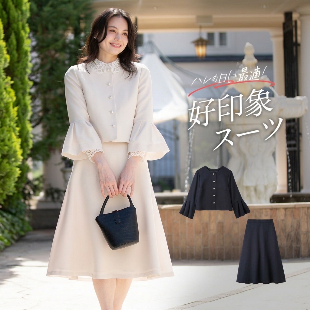 ニッセン（nissen） セレモニースーツ 卒業式 母 服装 スーツ
