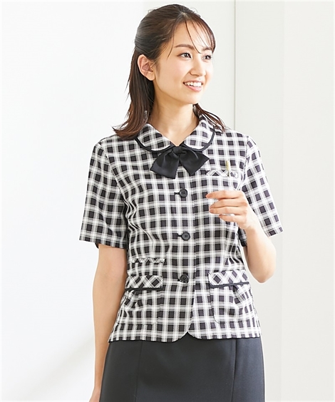 ニッセン 事務服 制服 オーバーブラウス レディース 大きい
