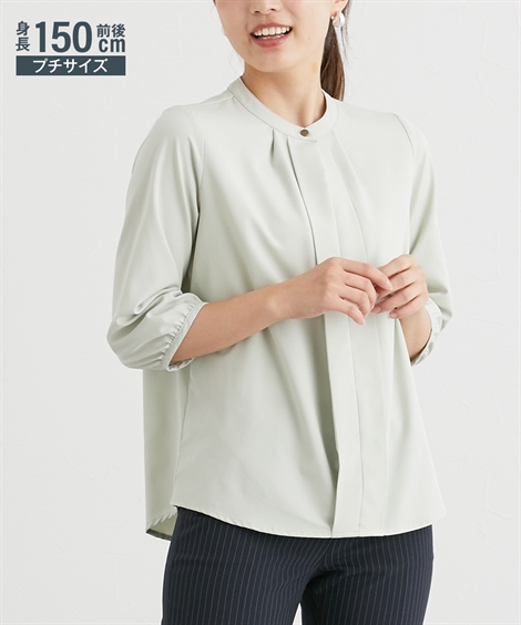 小さいサイズ レディース 2WAYスキッパー ブラウス SS/S/M/L ニッセン nissen ニッセン 小さいサイズ レディース 2WAYスキッパー ブラウス SS
