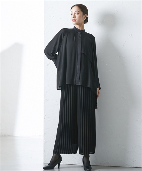ニッセン（nissen） 喪服 レディース 礼服 ブラックフォーマル パンツ