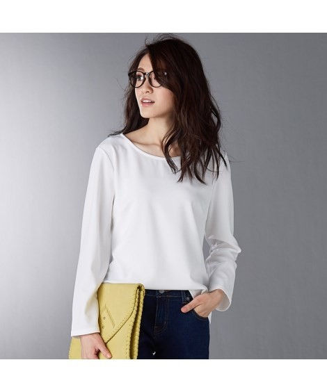 Tシャツ カットソー レディース プレーンt ブラウス オフィス スーツ M L ニッセン Nissen Zzy4317f0325 ニッセンyahoo 店 通販 Yahoo ショッピング