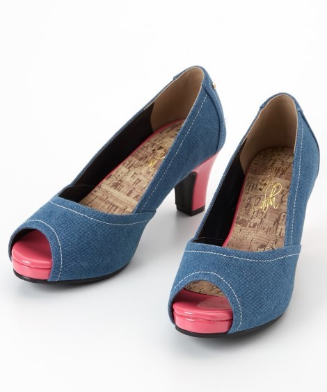 パンプス 大きいサイズ レディース バイ カラー 低反発中敷 ワイズ4e 靴 26cm ニッセン Nissen Zzy4319b1549 ニッセンyahoo 店 通販 Yahoo ショッピング