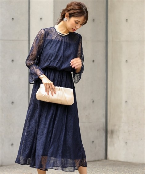 ドレス パーティー レディース デザイン 総レース ロング ワンピース 結婚式 二次会 お呼ばれ セミ フォーマル対応 披露宴 謝恩会 同窓会 4l 5l ニッセン Nissen Zzy4319e5295 ニッセンyahoo 店 通販 Yahoo ショッピング