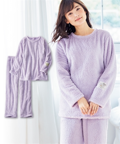 パジャマ 上下セット 大きいサイズ レディース シープ調 ボア ルームウェア 4l 5l 6l ニッセン Nissen Zzy4319e5697 ニッセンyahoo 店 通販 Yahoo ショッピング
