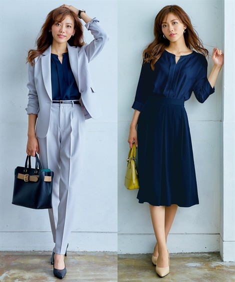 スーツ 大きいサイズ レディース コーデいらず 着回し 洗える おしゃれ通勤 4点セット オフィス 3l 8l ニッセン Nissen Zzy43a1900 ニッセンyahoo 店 通販 Yahoo ショッピング