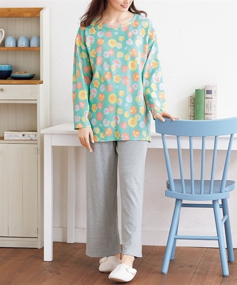 パジャマ 上下セット レディース 北欧柄 プリント ルームウェア M L ニッセン Nissen Zzy43c67 ニッセンyahoo 店 通販 Yahoo ショッピング