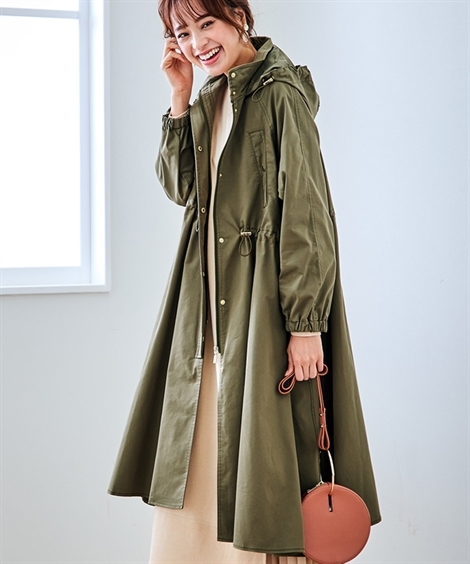 コート レディース はっ水 マウンテン パーカー ロング丈 S M L ニッセン Nissen Zzy4321a13 ニッセンyahoo 店 通販 Yahoo ショッピング