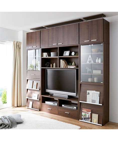 テレビ台 組み合わせ自由自在の壁面 収納 家具 TVボード専用ハイラック ニッセン nissen
