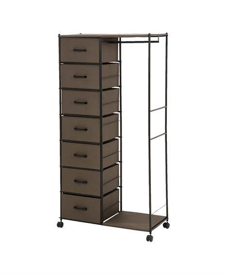 ラック　収納　引き出し ニッセン（nissen） 収納 力たっぷりの引き出し付き ハンガーラック 7