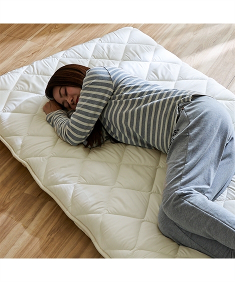 寝具 敷布団 日本製 セミシングルサイズのボリューム4層敷 布団 セミ 