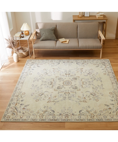 ニッセン（nissen） ラグ｜ダマスク 柄 春 夏 秋 冬 おしゃれ | 約130