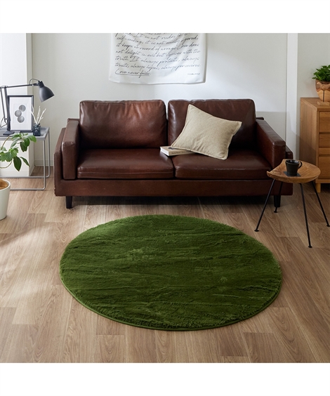 ニッセン（nissen） ラグ カーペット 絨毯 シャギーラグ｜円形 極細