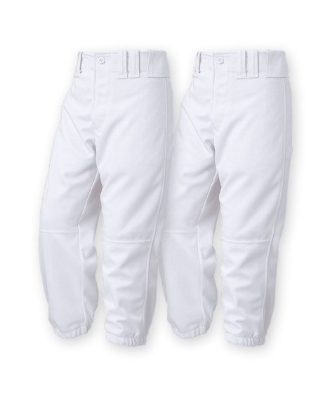 スポーツウェア|スポーツウェア 野球 パンツ 野球パンツ ２枚組 （ 子供服　ジュニア服 ） サイズ 120〜170 ニッセン　nissen(白)