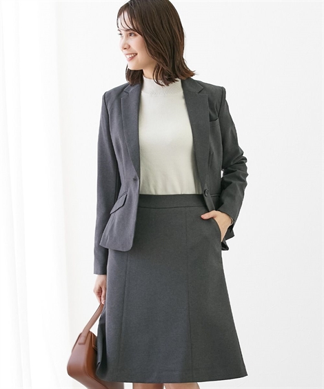 ニッセン（nissen） スーツ レディース セミフレア スカート