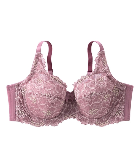 ニッセン（nissen） ブラジャー ワイヤー入り レディース 編レース