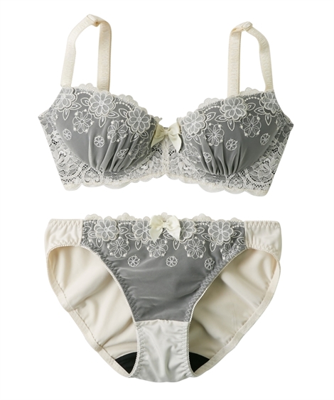 ニッセン（nissen） ブラジャー ショーツ セット レディース 高嶺の