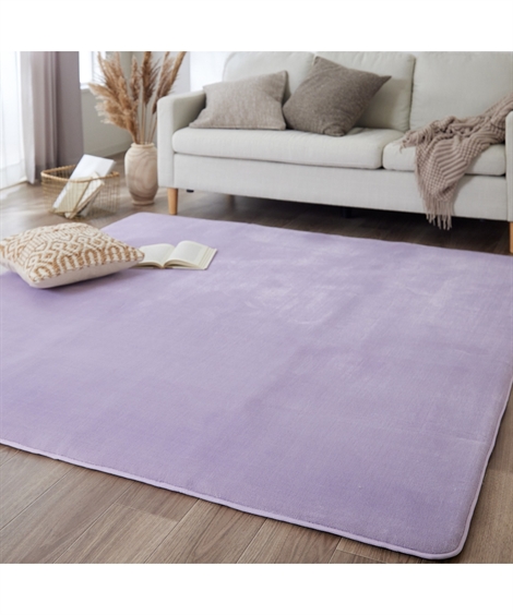 ニッセン（nissen） 単品配送 ラグ カラー ボアラグ 無地 カーペット