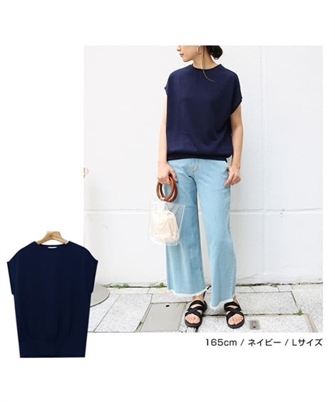 Tシャツ カットソー レディース ロゴ プルオーバー OtonaSMILE M/L ニッセン nissen ニッセン レディース シン プルオーバー シャツ OtonaSMILE M