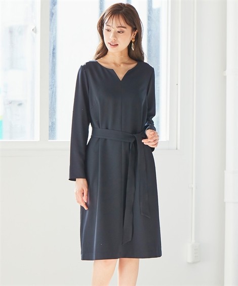 サイズの 事務服 大きいサイズ 8l ブラウン系グレンチェック ニッセン Nissen ニッセン Paypayモール店 通販 Payp スーツ レディース ワンピース 洗える ポケット付き ストレッチ 上下別売 オフィス 仕事 ポリエステ