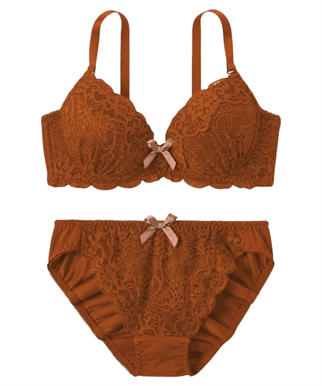 ニッセン（nissen） ブラジャー ショーツ セット レディース 大きい