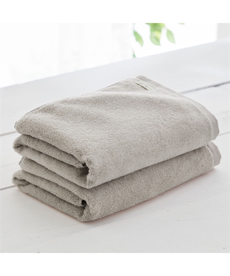 ニッセン（nissen） バスタオル airmof 同色2枚セット 約60×120cm