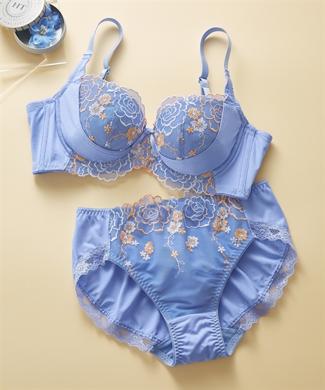 ニッセン（nissen） ブラジャー ショーツ セット レディース 脇高