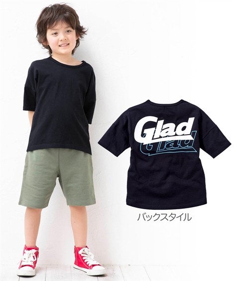 Tシャツ カットソー 綿100 後ろ姿がかっこいい バック ロゴ プリント 子供服 男の子 女の子 ジュニア服 身長140 150 160cm ニッセン Nissen ニッセン Paypayモール店 通販 Paypayモール