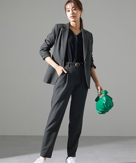 ニッセン（nissen） スーツ パンツ レディース タテヨコ ストレッチ