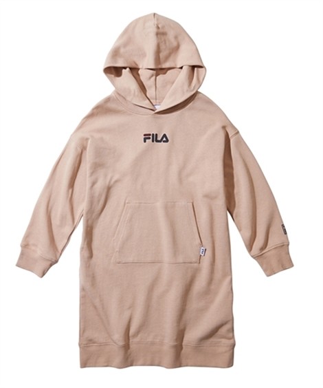 Fila ワンピース Bigシルエット 裏毛 パーカー 女の子 子供服 身長100 110 1 130cm ニッセン Nissen ニッセン Paypayモール店 通販 Paypayモール