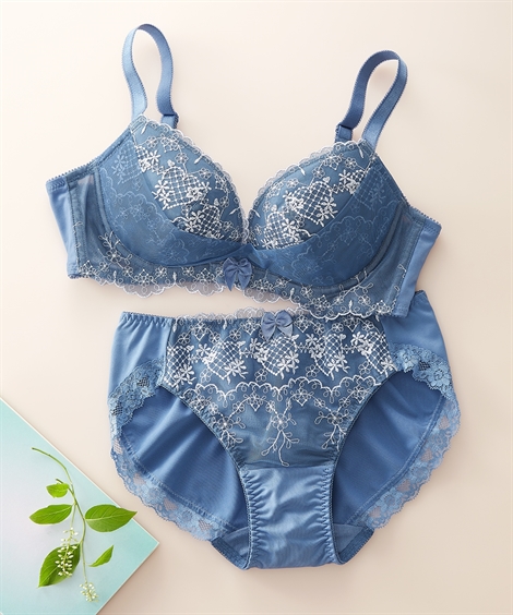 ニッセン（nissen） ブラジャー ショーツ セット レディース Yの谷間を