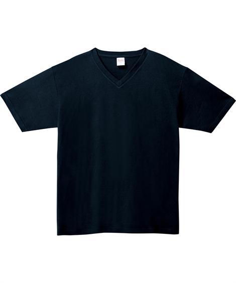 Tシャツ カットソー メンズ 綿100％ 無地 Vネック 半袖 3L/4L ニッセン nissen