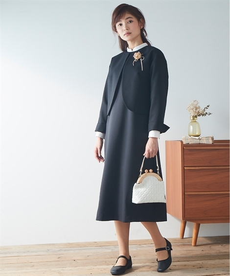 コメント ワンピース アンサンブル Ll 3l ニッセン Nissen ニッセン Paypayモール店 通販 Paypayモール フォーマル 大きいサイズ レディース 入園 入学 卒園 卒業 ジャンスカ風 ドッキング くださいま