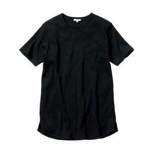 Tシャツ カットソー メンズ ロング丈 ワッフル お腹ゆったり 3L〜10L ニッセン nissen