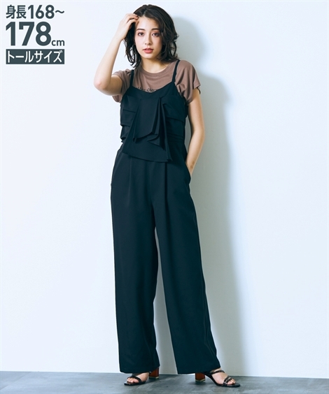 New Arrival サロペット Nissen ニッセン Paypayモール店 通販 Paypayモール トールサイズ レディース タック タイ デザイン M L ニッセン 最新作人気 Chinatown Pcdc Org