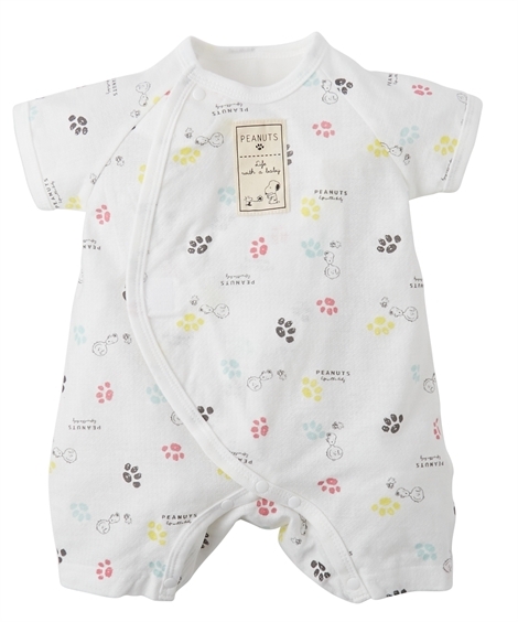 プレオール ベビー スヌーピー プリント 半袖 ベビー服 子供服 男の子 女の子 身長50 60 60 70cm ニッセン Nissen ニッセン Paypayモール店 通販 Paypayモール