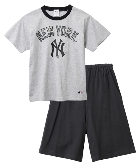 パジャマ・ルームウェア|【MLB】半袖パジャマ（男の子　女の子　子供服　ジュニア服） ニッセン nissen(グレー(ヤンキース))