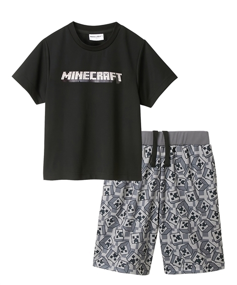 ルームウェア キッズ Minecraft マインクラフト 半袖 Tシャツ ハーフ パンツ 男の子 Nissen 150 140 身長130 160cm 子供服 ジュニア服 ニッセン 女の子 ハイクオリティ