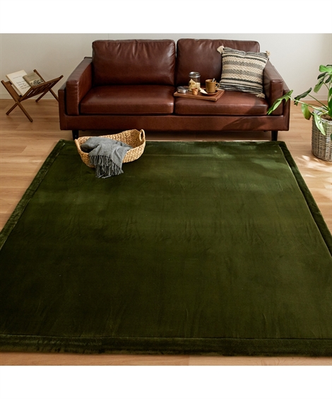 ニッセン（nissen） ラグ ふっくらcm 厚さ20mm厚 フランネル 約185