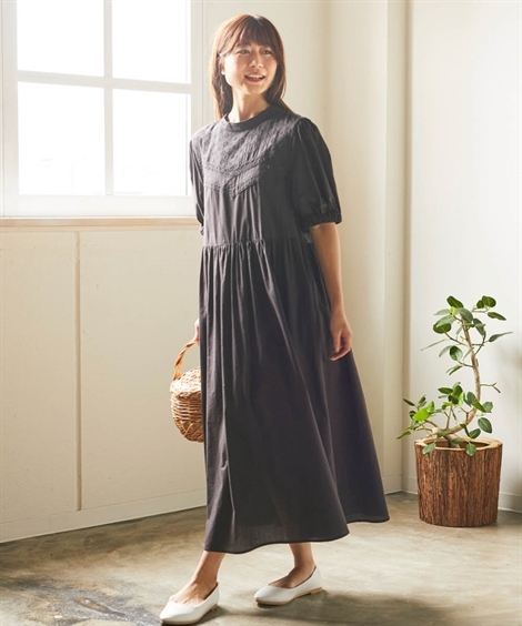 があります ワンピース Ll 10l ニッセン Nissen ニッセン Paypayモール店 通販 Paypayモール ロング マキシ 大きいサイズ レディース 綿100 ローン 5分袖 ナチュラルレシピ りデザイン Blaskogabyggd Is