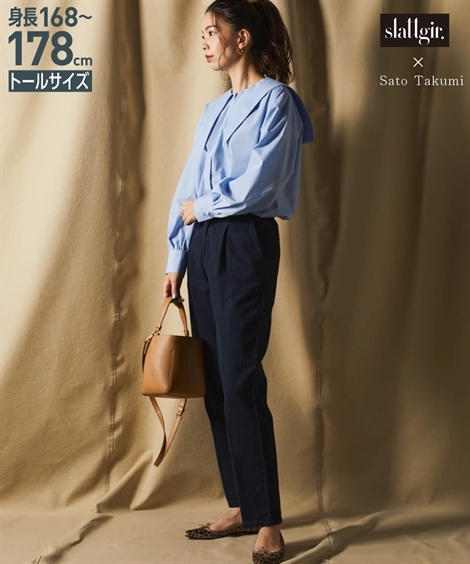 ように シャツ Nissen ニッセン Paypayモール店 通販 Paypayモール トールサイズ レディース ビッグ カラー