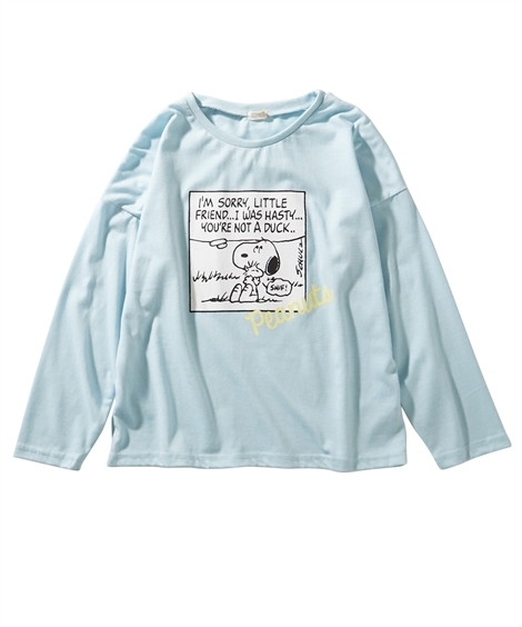 Tシャツ カットソー キッズ スヌーピー 長袖 子供服 男の子 本店 身長80 ニッセン ベビー服 女の子 Nissen 90cm