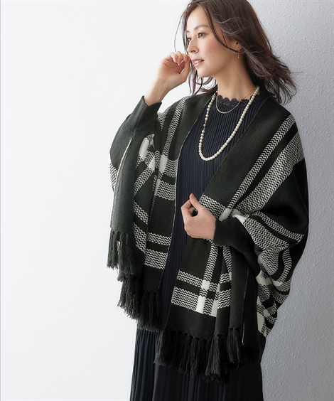カーディガン レディース にもなる ニット ストール Hana服 羽織り 冷房対策 S〜M/L〜LL ニッセン nissen 楽天市場】カーディガン レディース にもなる ニット ストール
