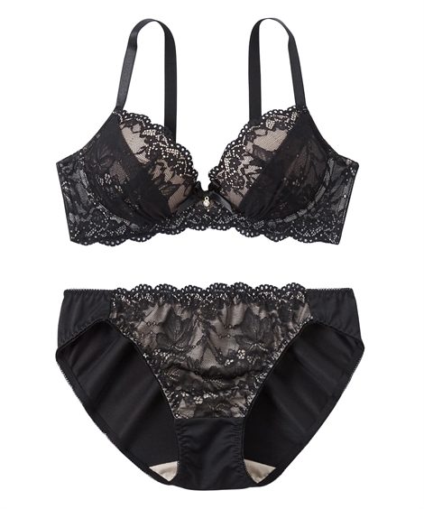 ニッセン（nissen） ブラジャー ショーツ セット 大きいサイズ