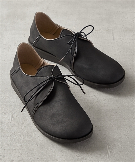 靴 大きいサイズ レディース ゆったり幅広 日本製 やわらか マニッシュ シューズ ワイズ4e 23 0 23 5 24 0 24 5 25 0 25 5 26 0 26 5cm ニッセン Nissen ニッセン Paypayモール店 通販 Paypayモール