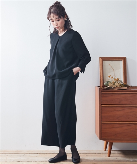 ニッセン（nissen） 喪服 セットアップ パンツ 大きいサイズ