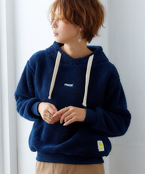 プルオーバー レディース moz モズ パーカー風 ボア S/M/L ニッセン nissen｜nissenzai｜04