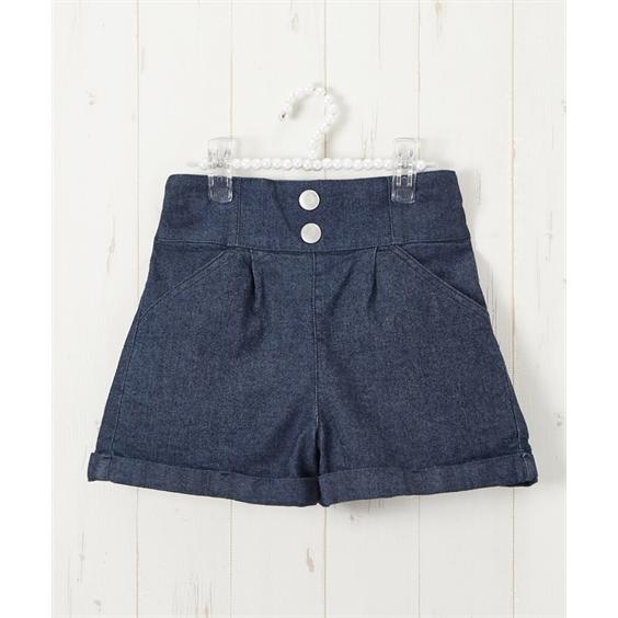 パンツ キッズ 女の子 ハイウエスト風 ショート 子供服 ジュニア服 身長140/150/160cm ニッセン nissen|ニッセン |05