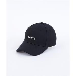 EDWIN 帽子 メンズ 消臭加工 ミニロゴ キャップ 選べる2サイズ ラージ 適応サイズ59〜61...