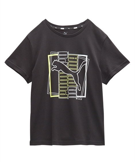 Tシャツ キッズ puma プーマ グラフィック 半袖 男の子 女の子 子供服 ジュニア服 身長130/140/150/160cm ニッセン  nissen : zzy4322b3551 : ニッセン Yahoo!店 - 通販 - Yahoo!ショッピング