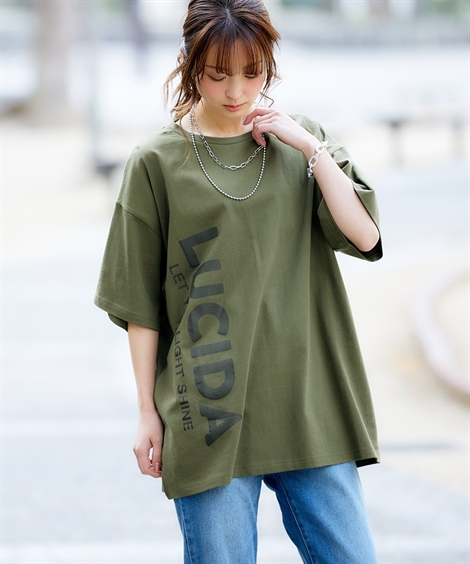 Tシャツ カットソー レディース 選べる柄 吸汗速乾 オーバーサイズ プリント 夏 S〜M/L〜LL ニッセン nissen